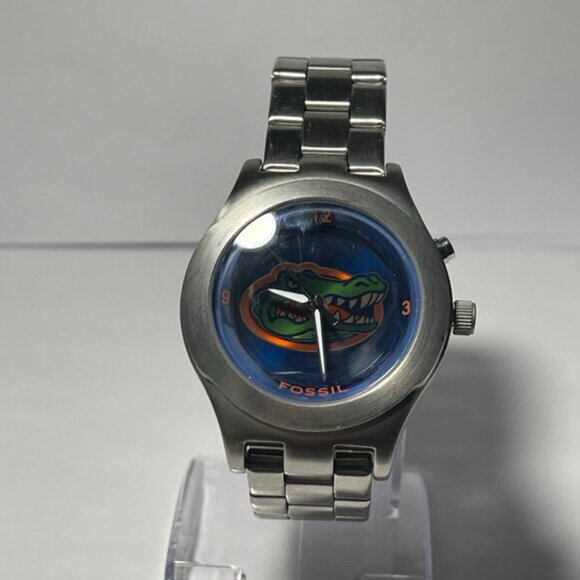 Florida Gators NCAA Stainless-Steel Kaleido Watch by Fossil NEW (RARE) - Picture 6 of 9